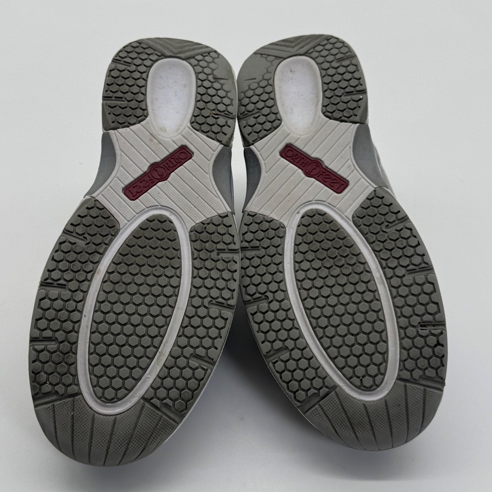 Orthofeet Coral Navy Blue Mesh Walking Shoes Women 8.5 Wide Bungee 843 Sneakers